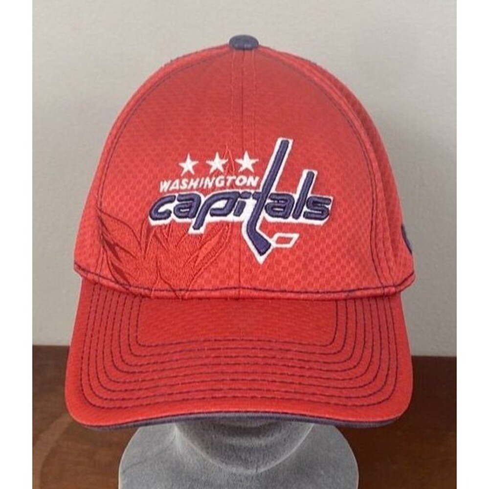 NHL Washington Capitals Hockey New Era Ball Cap Hat Fitted Baseball Adult Sz M/L